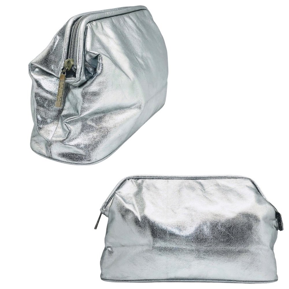 NEW Clinique cosmetic case hinge top travel bag